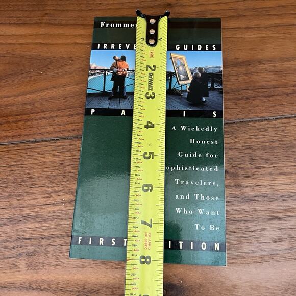 Frommers Irreverent Guides Paris Macmillan Travel 1996 First Edition - Picture 7 of 9
